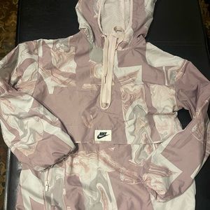 Nike Women's Pink and White Jacket